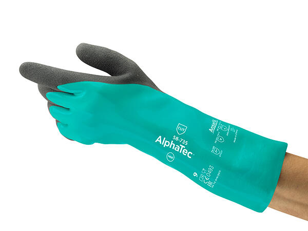 Ansell Alphatec 58-735 Gloves Green