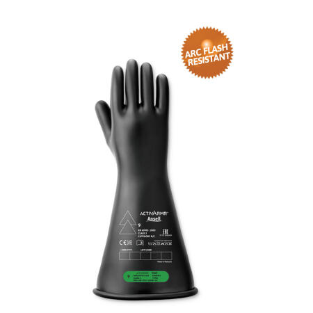 High Voltage Electrical Insulating Glove (Class 3) Black