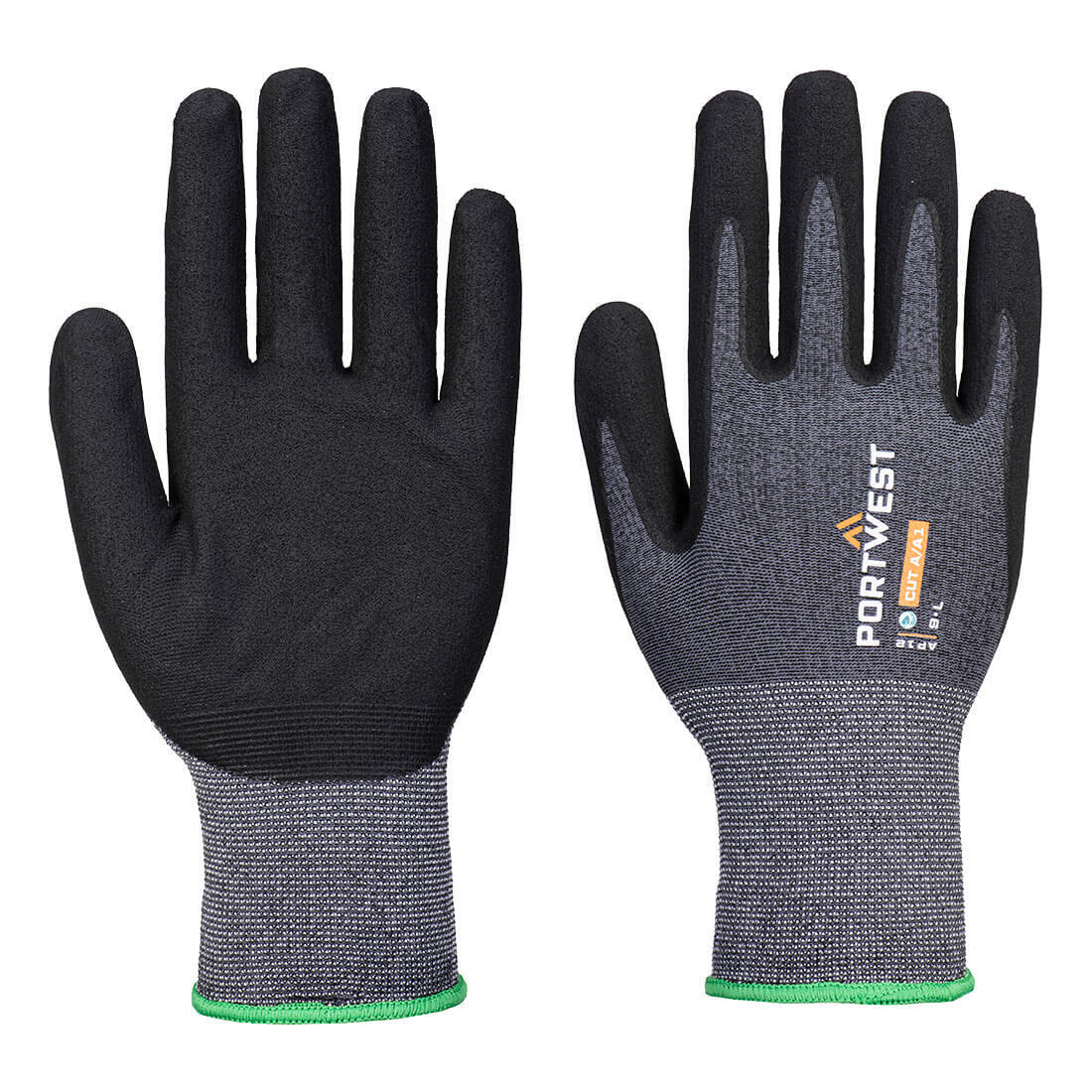 AP12 SG Grip 15 Eco Nitrile Glove Grey/Black