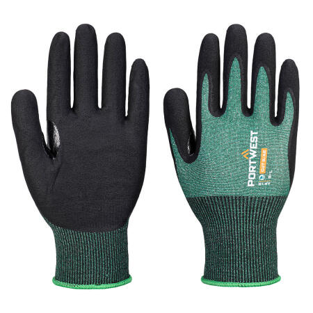 AP15 SG Cut B18 Nitrile Glove Green/Black
