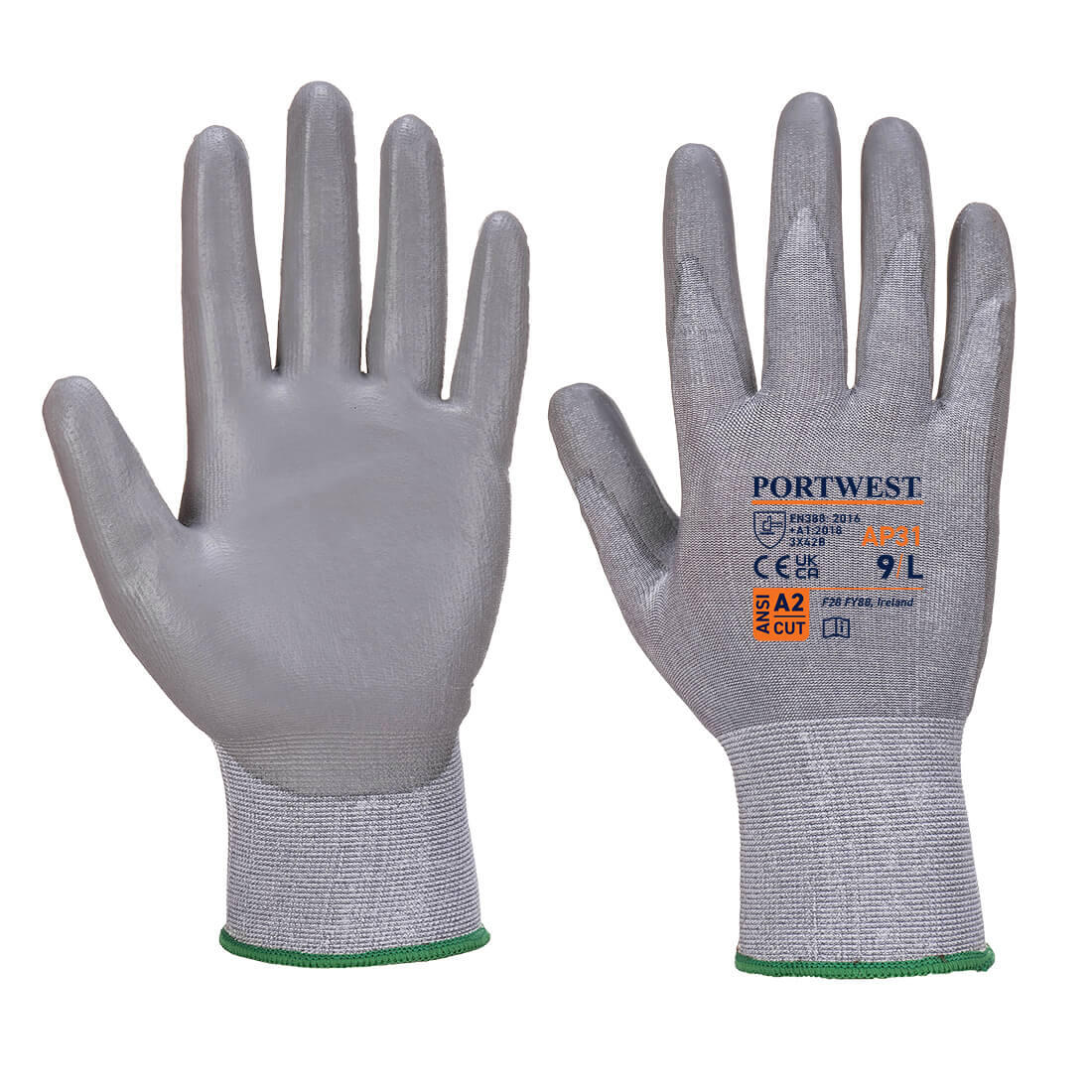 Portwest AP31 Senti Cut Lite Glove Black/Grey