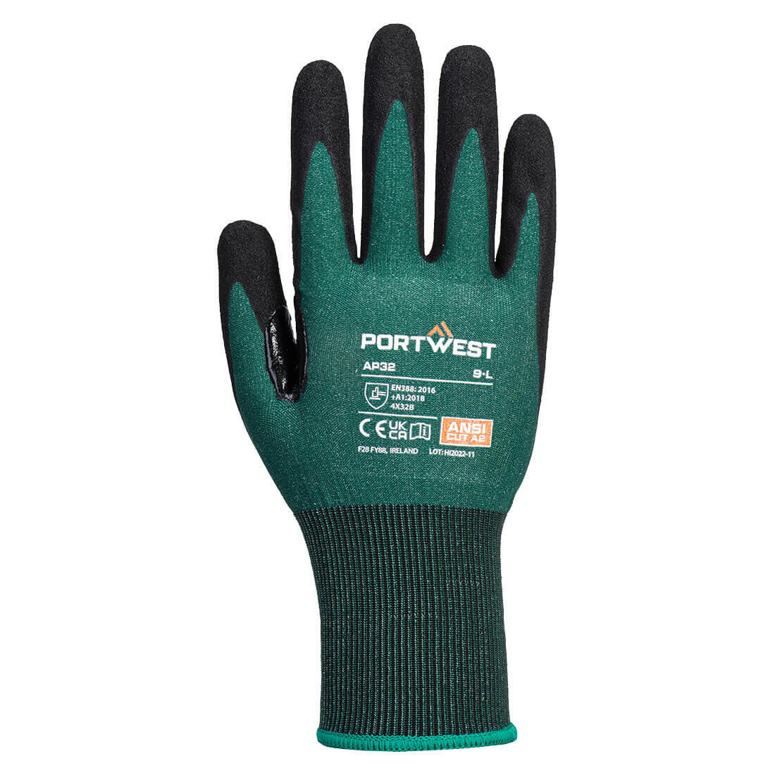 AP32 Cut B18 Dexti Pro Nitrile Glove Black/Grey - Image 2