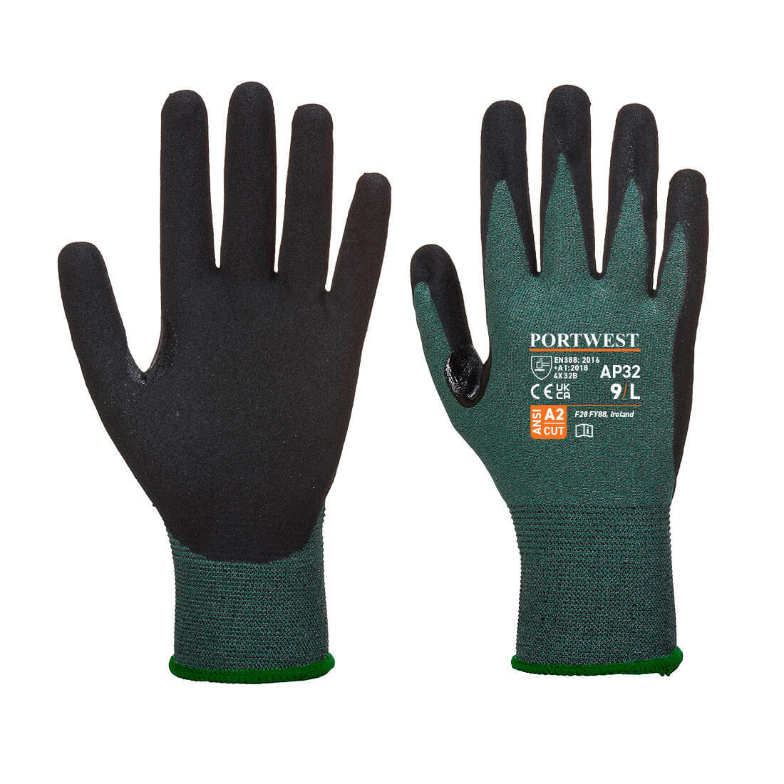 AP32 Cut B18 Dexti Pro Nitrile Glove Black/Grey