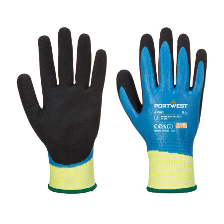 AP50 Cut D13 Nitrile Aqua Glove Blue/Black