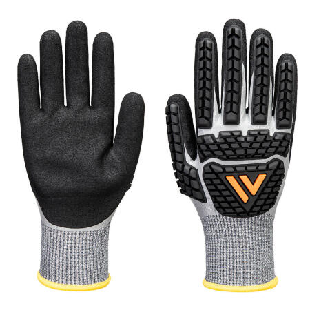 AP54 Impact F13 Nitrile Foam TPR Waterproof Glove Grey/Black