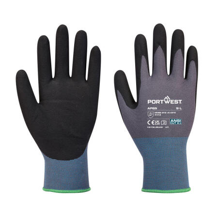AP65 Grip 15 Nitrile Foam Texpel Glove Black/Grey