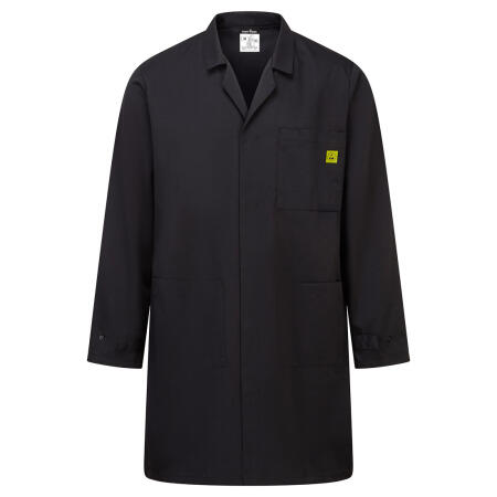 AS10 Anti-Static ESD Coat Black