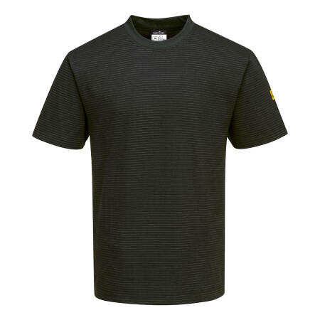 AS20 Anti-Static ESD T-Shirt S/S Black