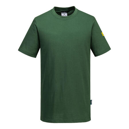 AS20 Anti-Static ESD T-Shirt S/S Forest Green