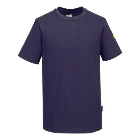 AS20 Anti-Static ESD T-Shirt S/S Navy