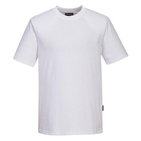 AS20 Anti-Static ESD T-Shirt S/S White