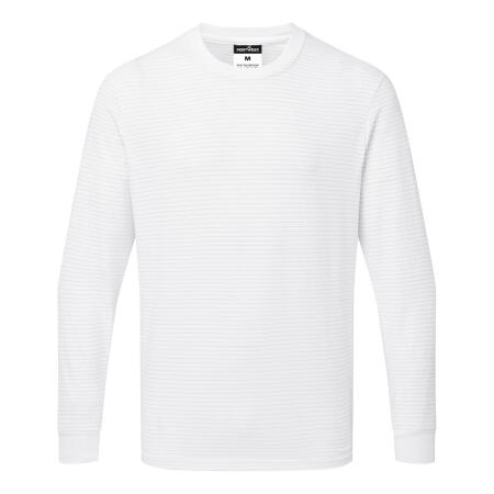 AS22 Anti-Static ESD T-Shirt L/S White