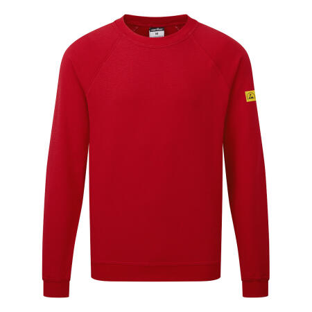 AS24 Anti-Static ESD Sweatshirt Deep Red
