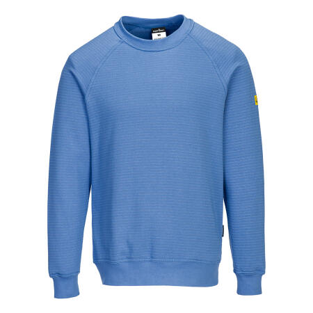 AS24 Anti-Static ESD Sweatshirt Hamilton Blue
