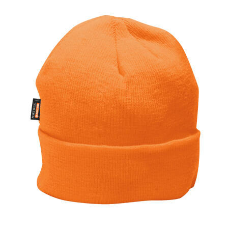 B013 Insulated Knit Beanie Orange