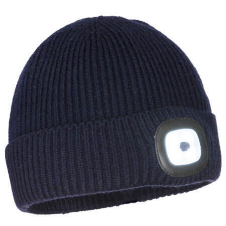 Portwest B033 Workman's LED Beanie Navy