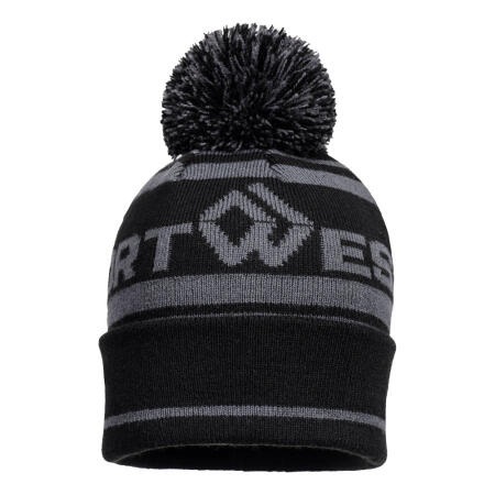 B036 Portwest Bobble Hat Metal Grey