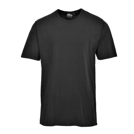 B120 Thermal T-Shirt Short Sleeve Black