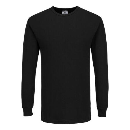 B123 Thermal T-Shirt Long Sleeve Black