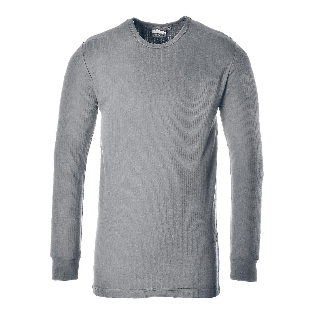 B123 Thermal T-Shirt Long Sleeve Grey