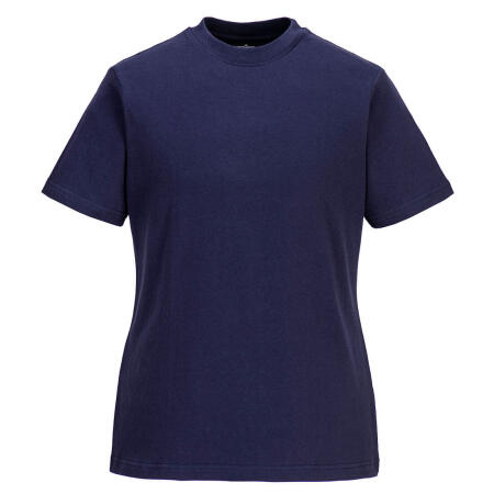 Portwest B192 Women's Cotton T-Shirt S/S Navy