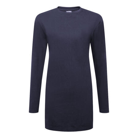 B194 Women's Cotton Modesty T-Shirt L/S Navy