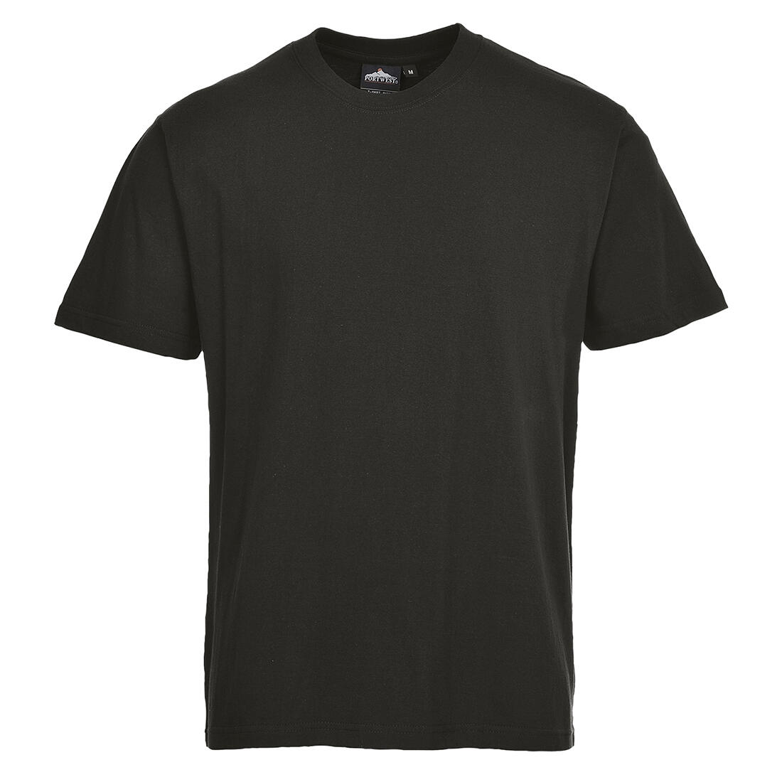 B195 Turin Cotton T-Shirt S/S Black