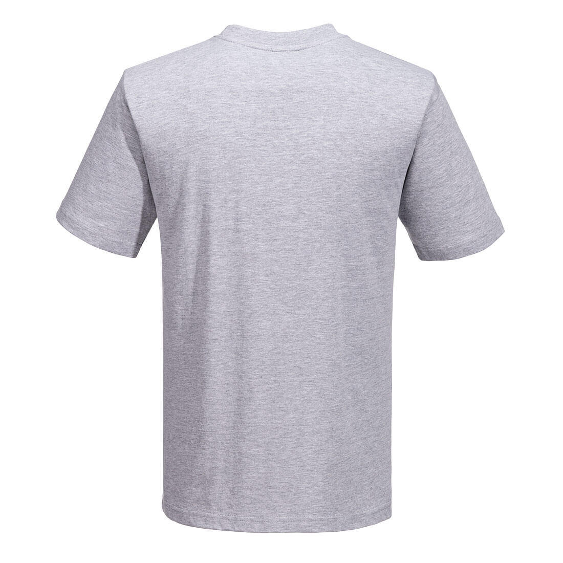 B195 Turin Cotton T-Shirt S/S Heather Grey - Image 2