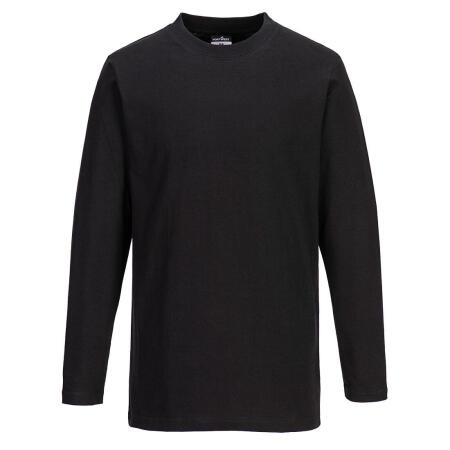 B196 Cotton T-Shirt L/S Black
