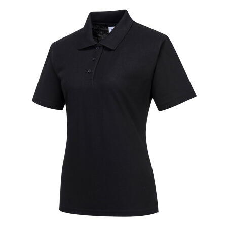 B209 Naples Women's Polo Shirt S/S Black