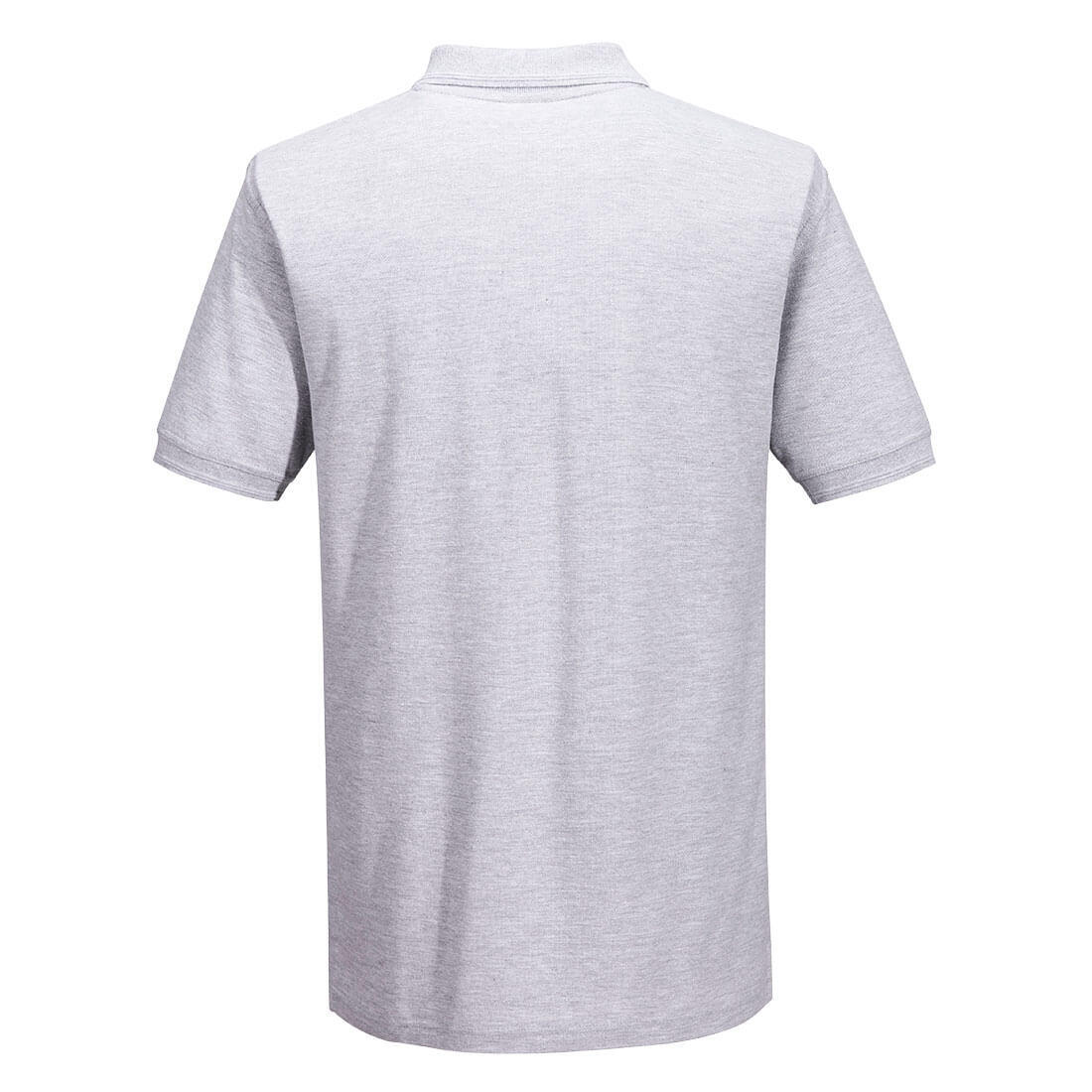 B210 Naples Polo Shirt S/S Heather Grey - Image 2