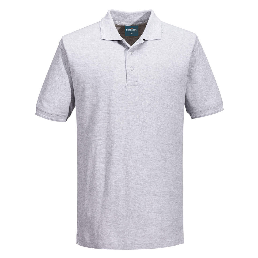 Portwest B210 Naples Polo Shirt S/S Heather Grey