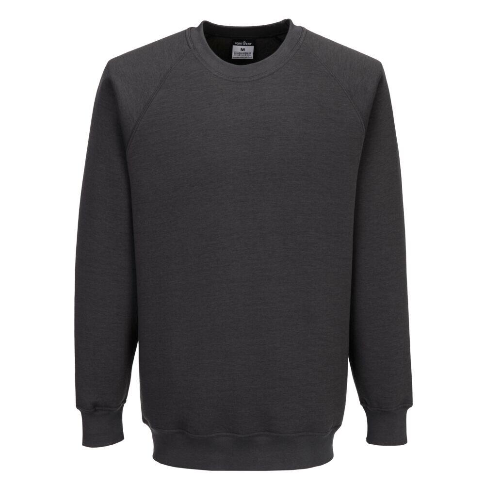 Portwest B300 Roma Sweatshirt Metal Grey