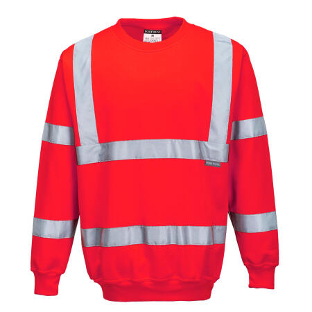 B303 Hi-Vis Sweatshirt Red
