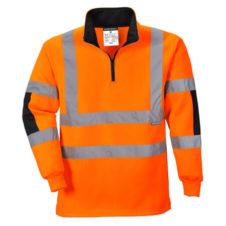 B308 Xenon Hi-Vis Rugby Shirt Orange