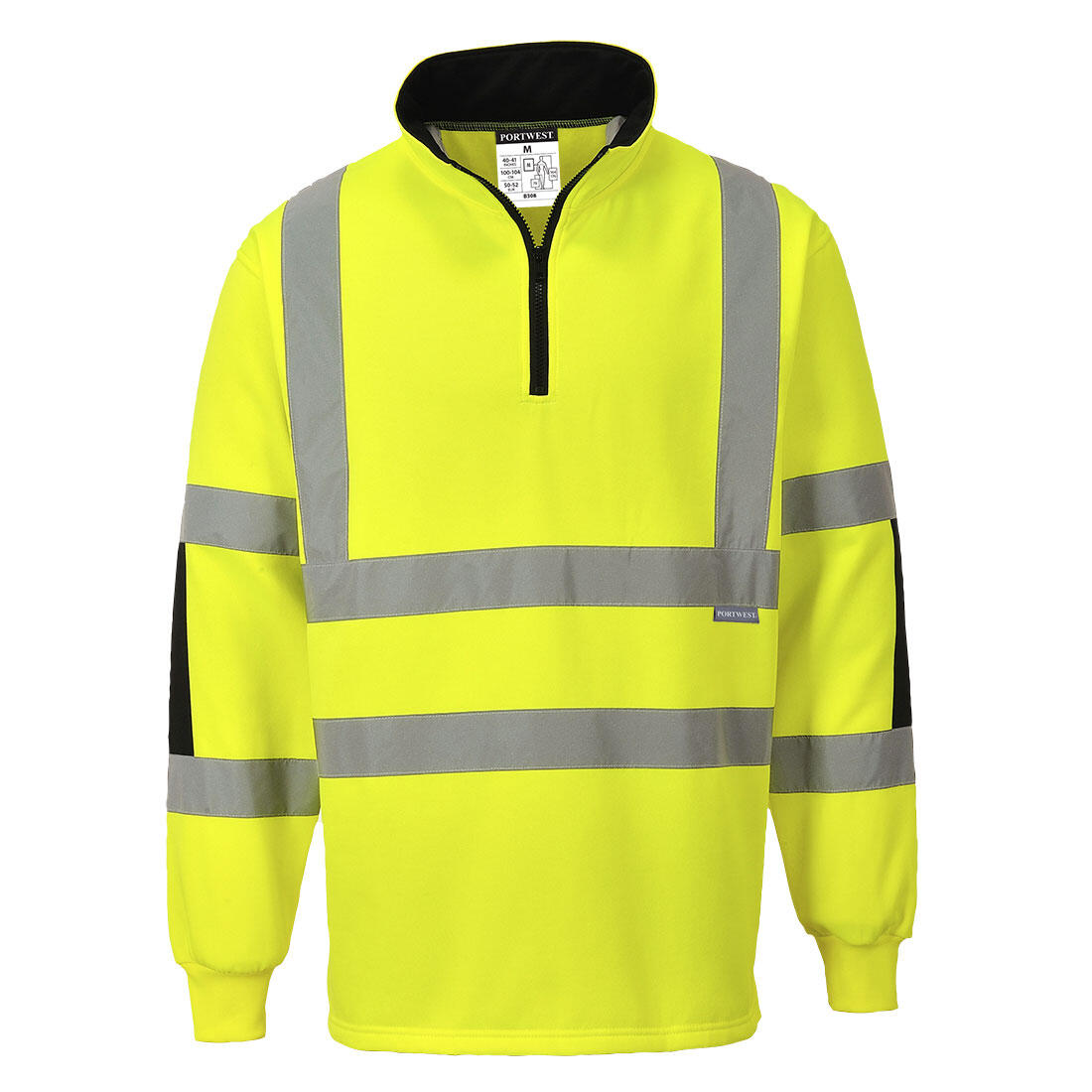 B308 Xenon Hi-Vis Rugby Shirt Yellow