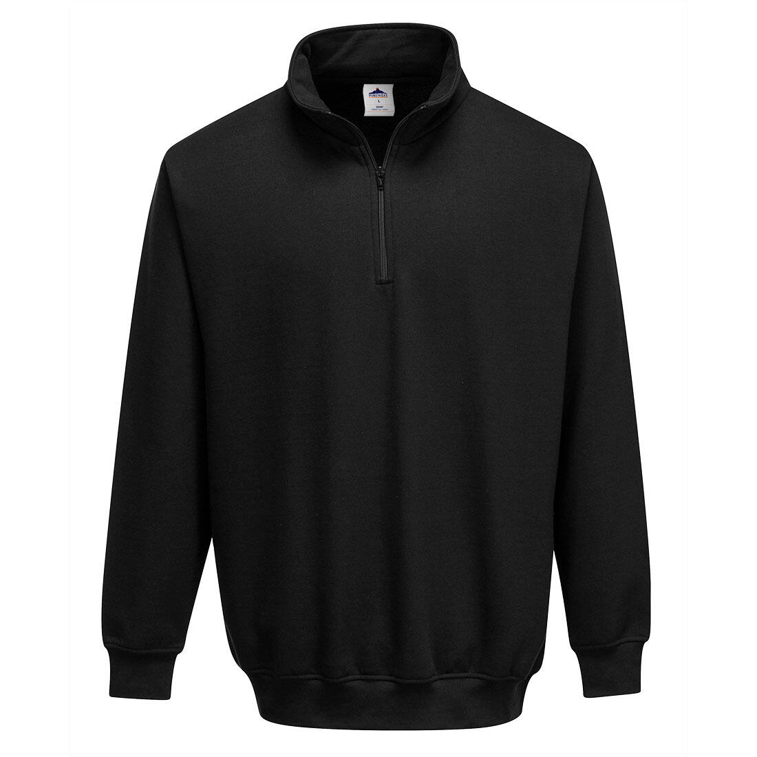 B309 Sorrento 1/4 Zip Neck Sweatshirt Black