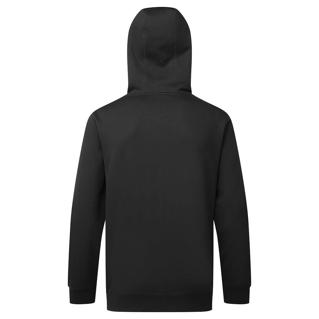 B312 Zipped Hoodie Black - Image 2