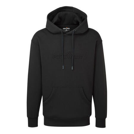 B331 Portwest Embossed Hoodie Black