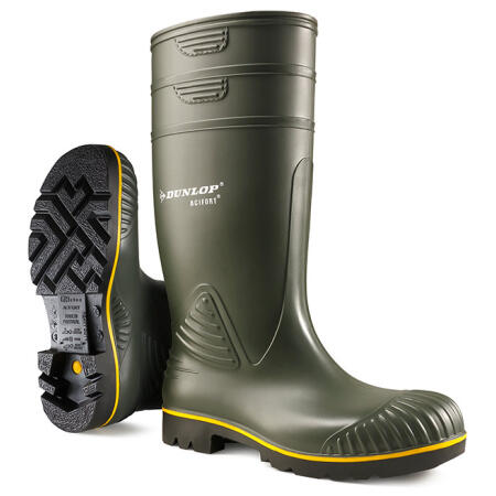 Dunlop Acifort Heavy Duty Wellingtons Green