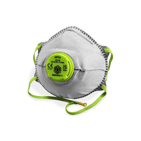 Beeswift P2 Valved Charcoal Mask Grey