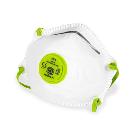 Beeswift P2 Contour Valved Mask White