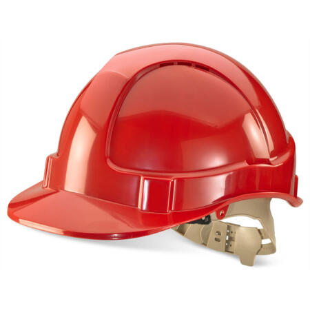 Beeswift Comfort Vented Safety Helmet Red