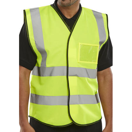 Beeswift Id Vest Hi-Vis Saturn Yellow
