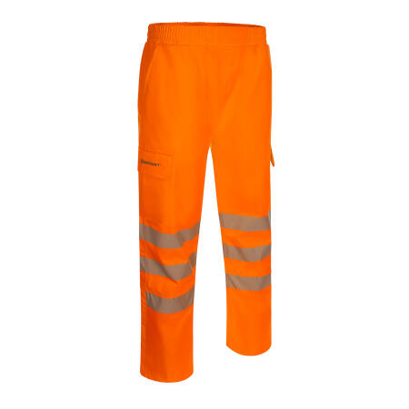 Beeswift Birkdale Hi-Vis Waterproof Breathable Trousers Orange