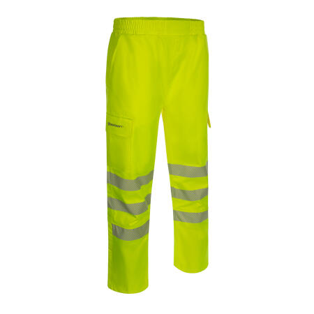 Beeswift Birkdale Hi-Vis Waterproof Breathable Trousers Saturn Yellow