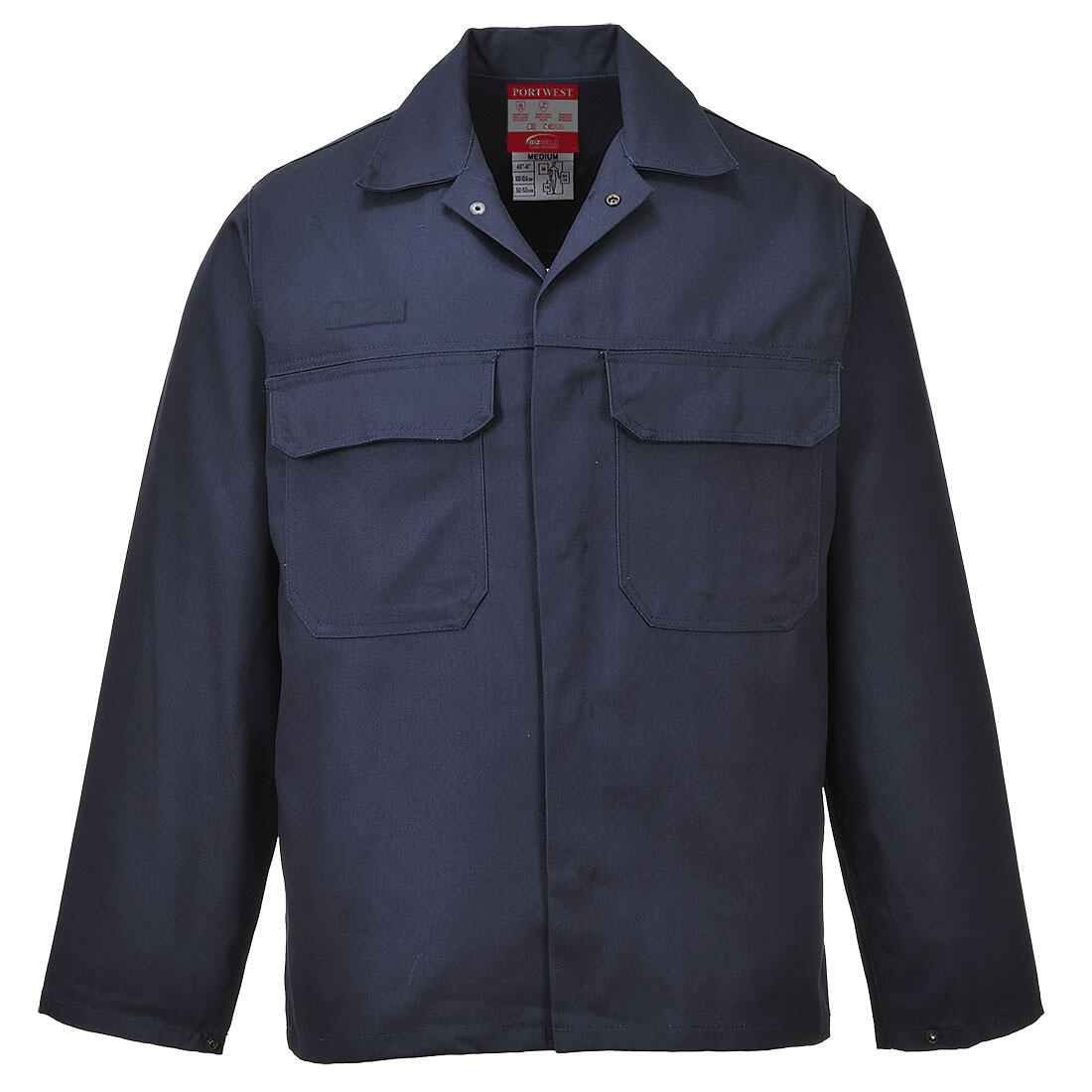 Portwest BIZ2 Bizweld Work FR Jacket Navy