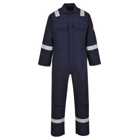 Portwest BIZ5 Bizweld Work FR Coverall Navy Tall
