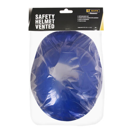Vented Safety Helmet Blue