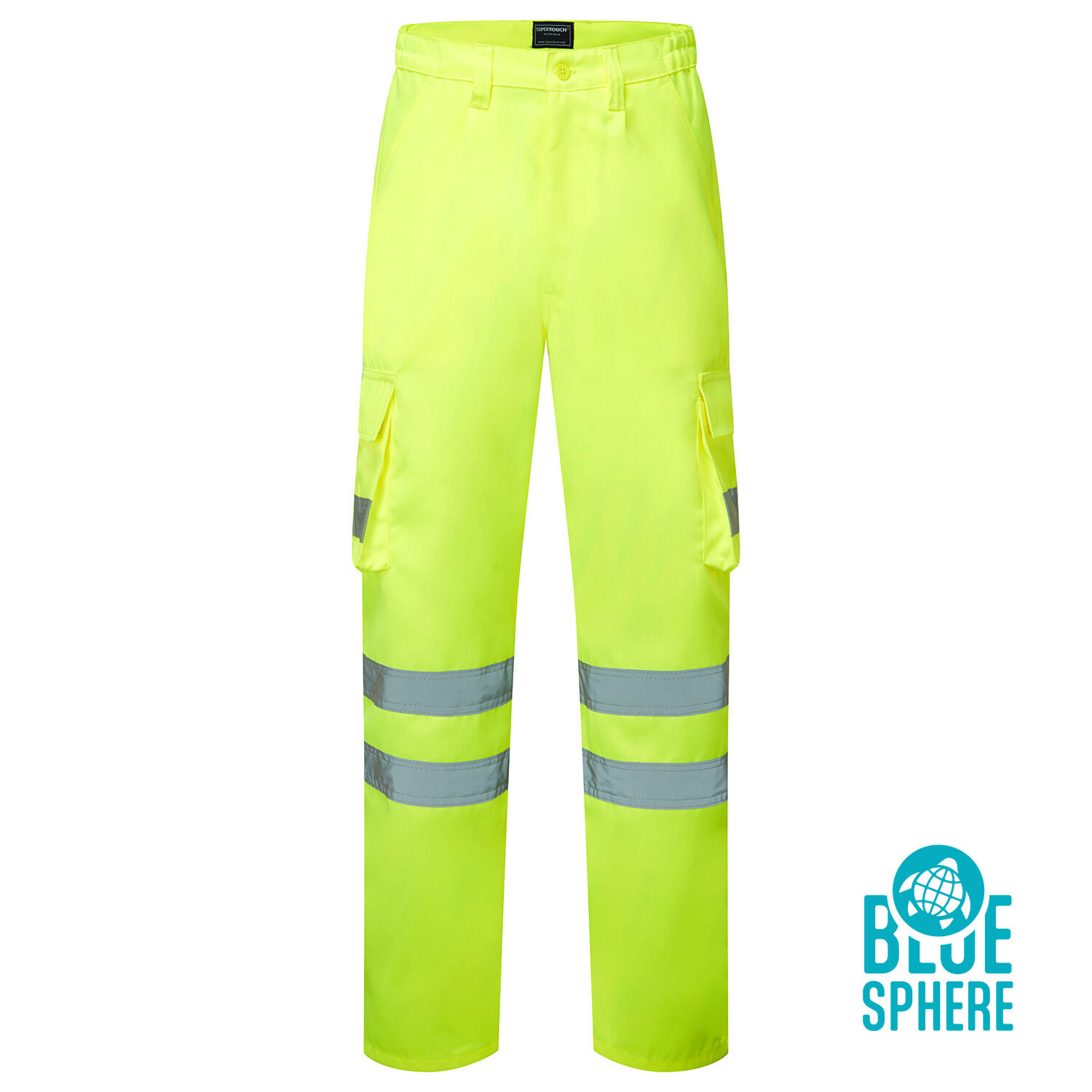 Supertouch Blue Sphere Yellow Supertouch Eco HV Trouser